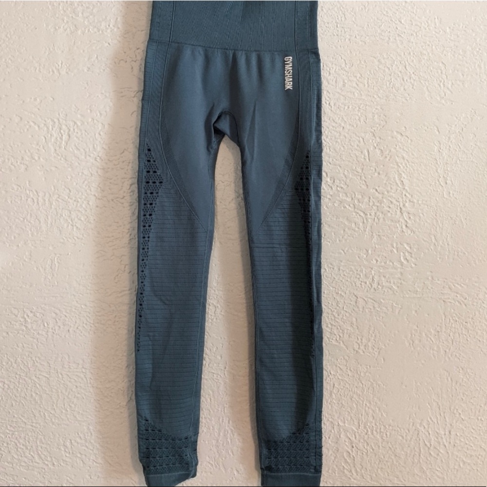 Blue Gymshark vital seamless leggings